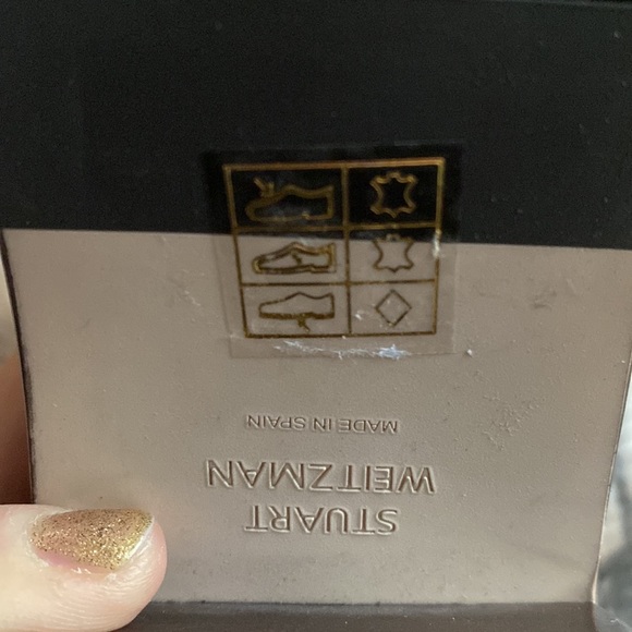 Stuart Weitzman  Leather Boots Size 8 - Picture 4 of 7